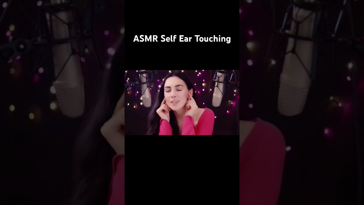 Touch your ears to release tension ASMR @anya_asmr_anya #asmr #earmassage #eartoearasmr