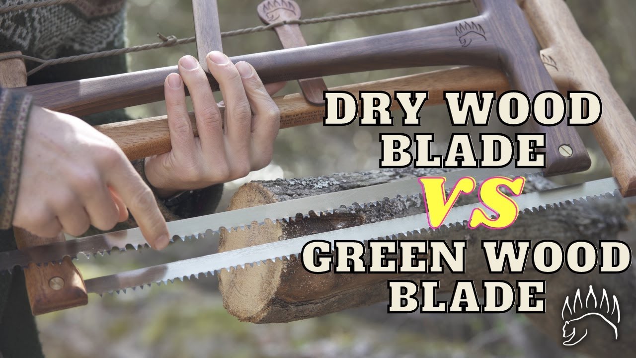 Saw Blade Comparison: Dry Wood VS Green Wood.