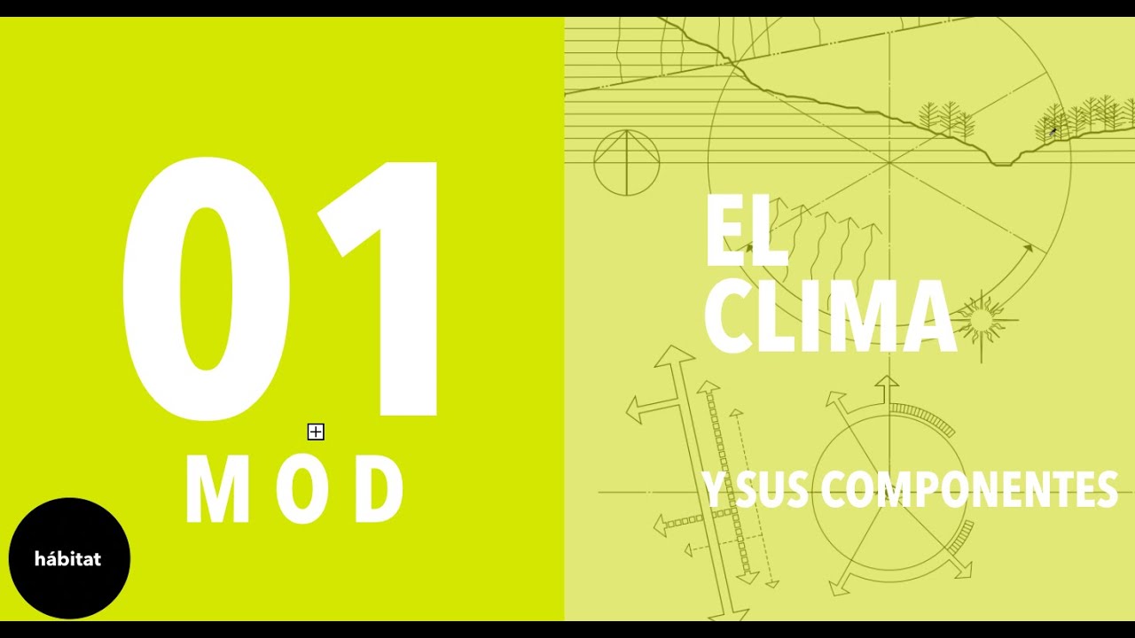 BASES DE LA ARQUITECTURA BIOCLIMÁTICA - El clima y sus componentes