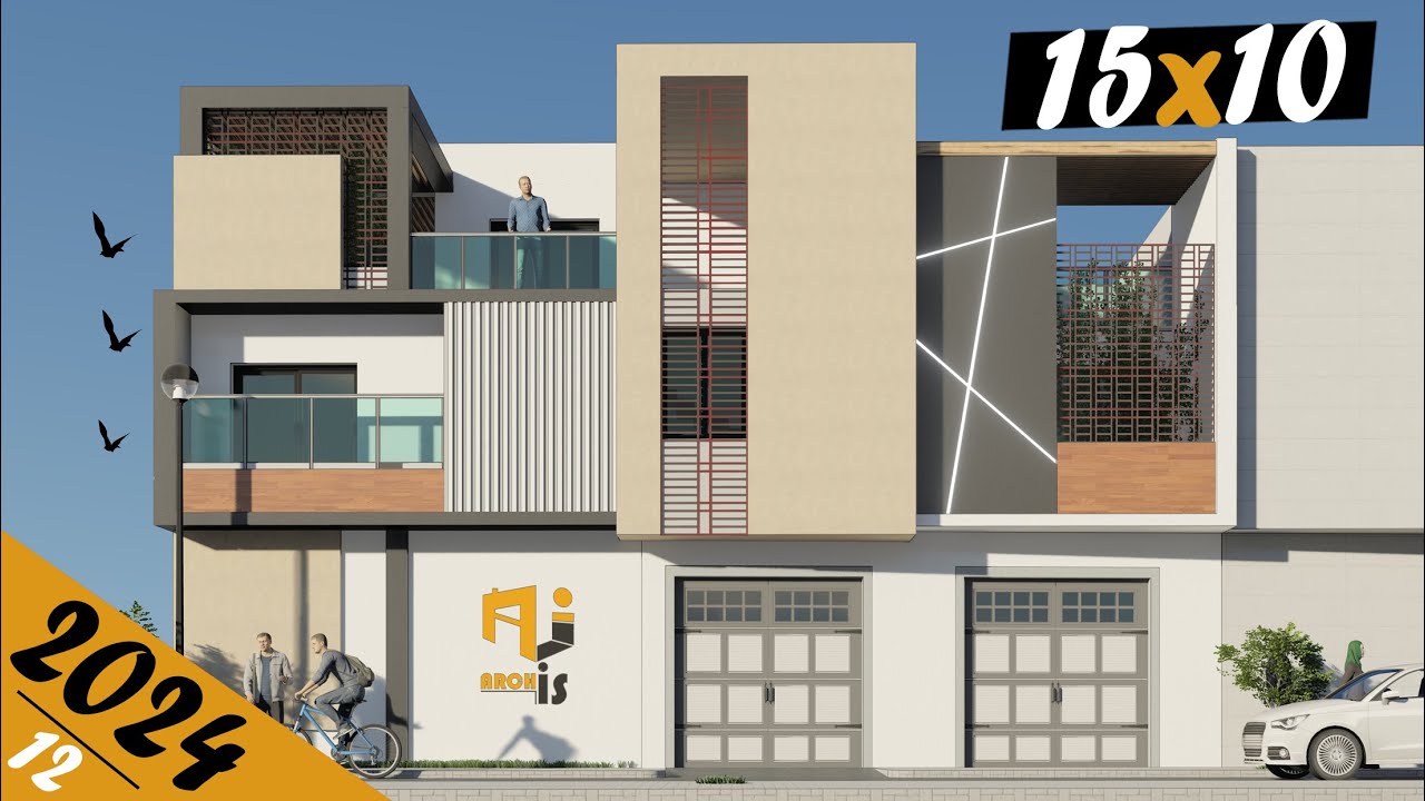 تصميم منزل 150 متر مربع 🏠 من أجمل مخططات المنازل الحديثة