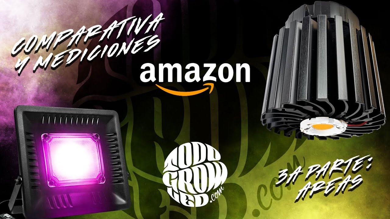 COMPARATIVA TGL STAR 60 VS LED DE CULTIVO AMAZON: tercera parte, &aacute;reas 1