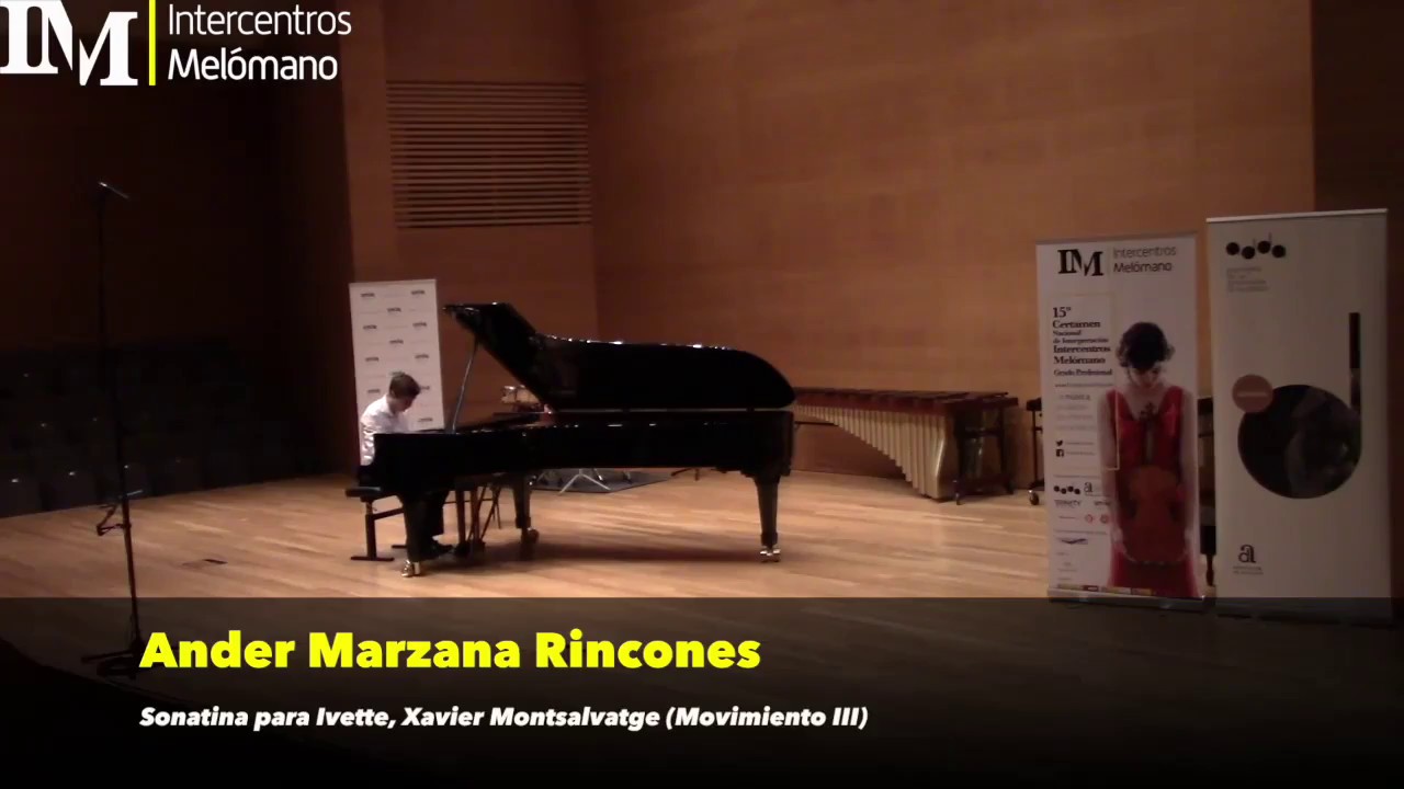 Montsalvatge - Sonatina para Yvette III (Ander Marzana Rincones)