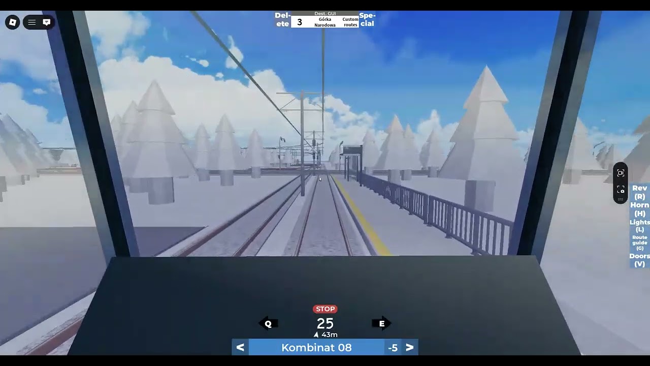 Nid's Busses and Trams Roblox Tram Line 3 Cichy Kachik-Gorka Narodowa