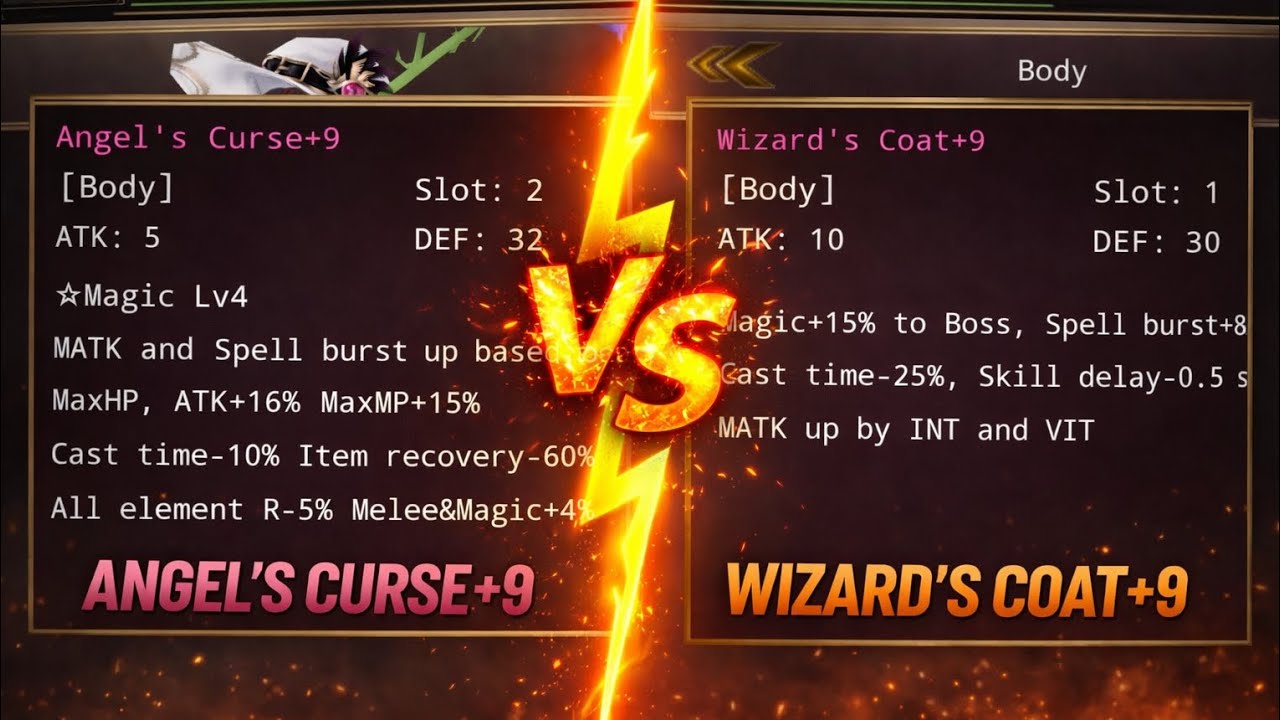 New Update | Angel Curse vs Wizard Coat (HW)