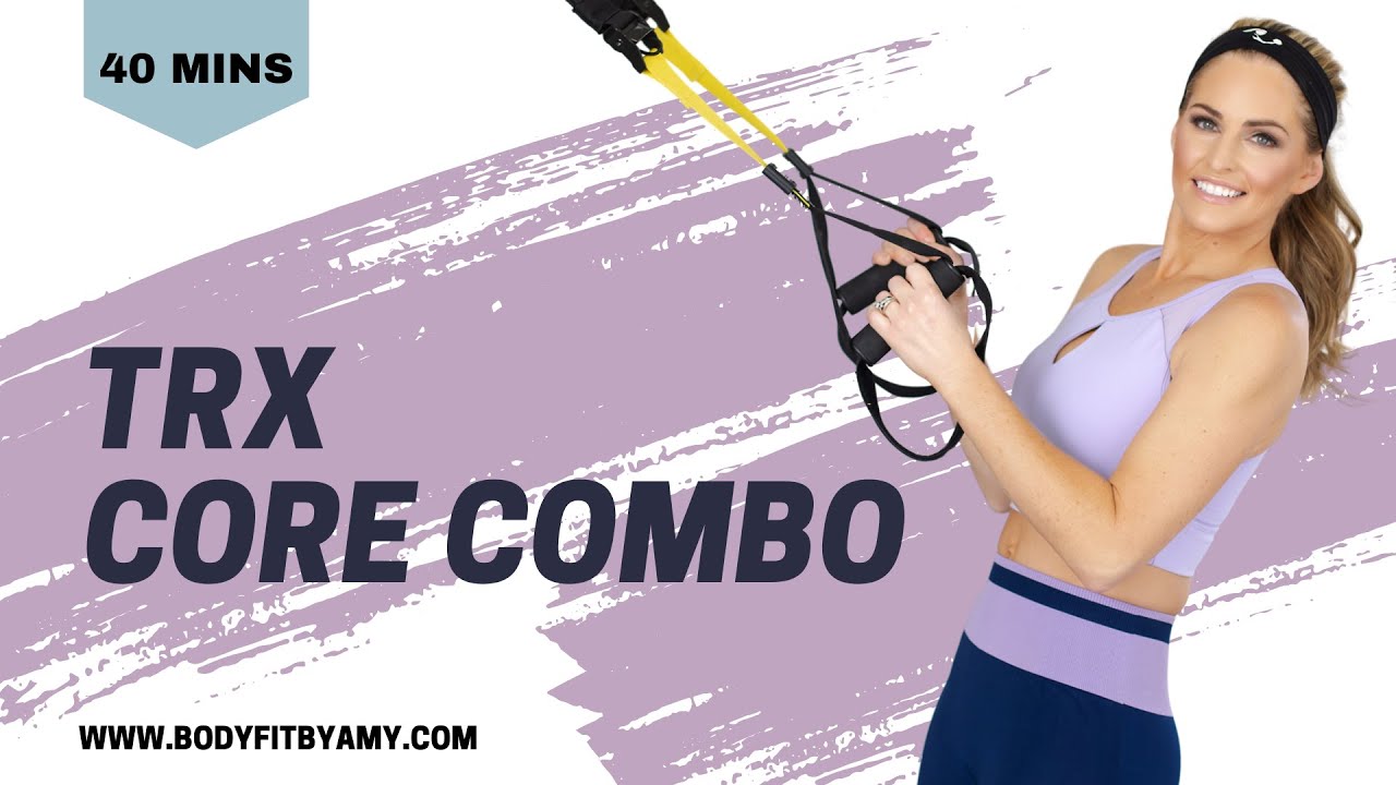 40 Minute TRX Core Combo Workout: Full Body Cardio & Core Suspension Training Workout