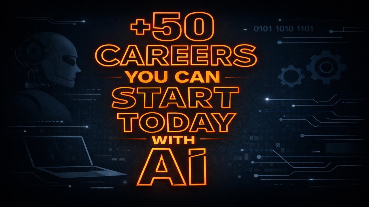 +50 Careers You Can Start Today With AI — Future-Proof Your Life!