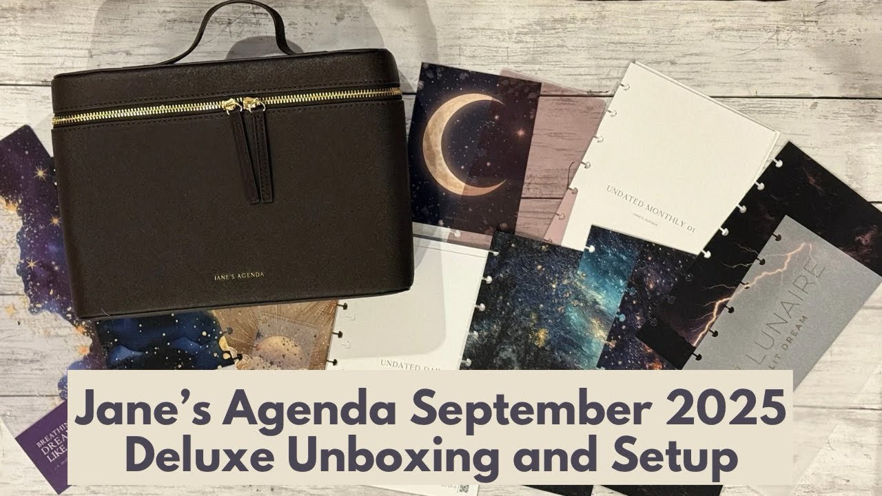 Unboxing and setup of Jane’s Agenda September 2025 Deluxe Subscription Box @JanesAgenda 