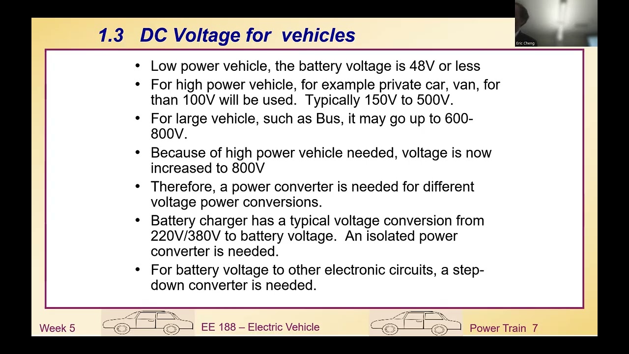 Week5a EE188 EV Power Train