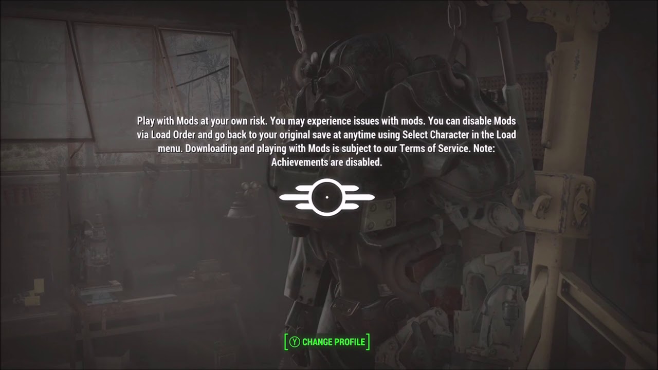 Моды Fallout 4 для Xbox One: решение проблемы &laquo;Операция не может быть завершена&raquo;