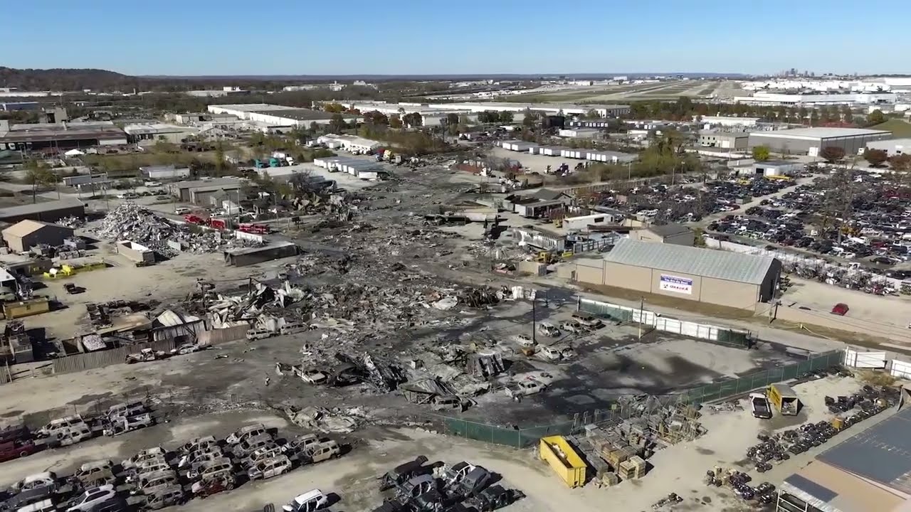Drone Video of Louisville Plane Crash Site Released by NTSB
