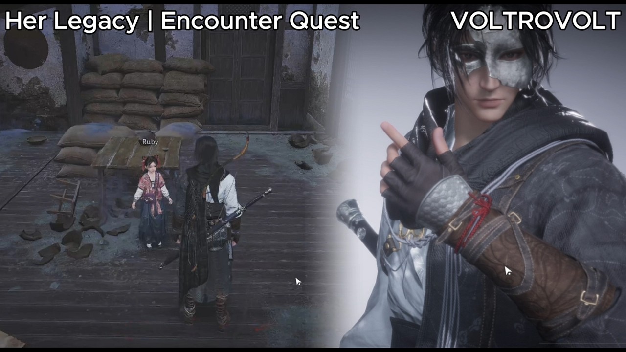 Her Legacy Encounter Quest | Heaven's Pier Exploration | Where Winds Meet Gameplay #viral #fyp