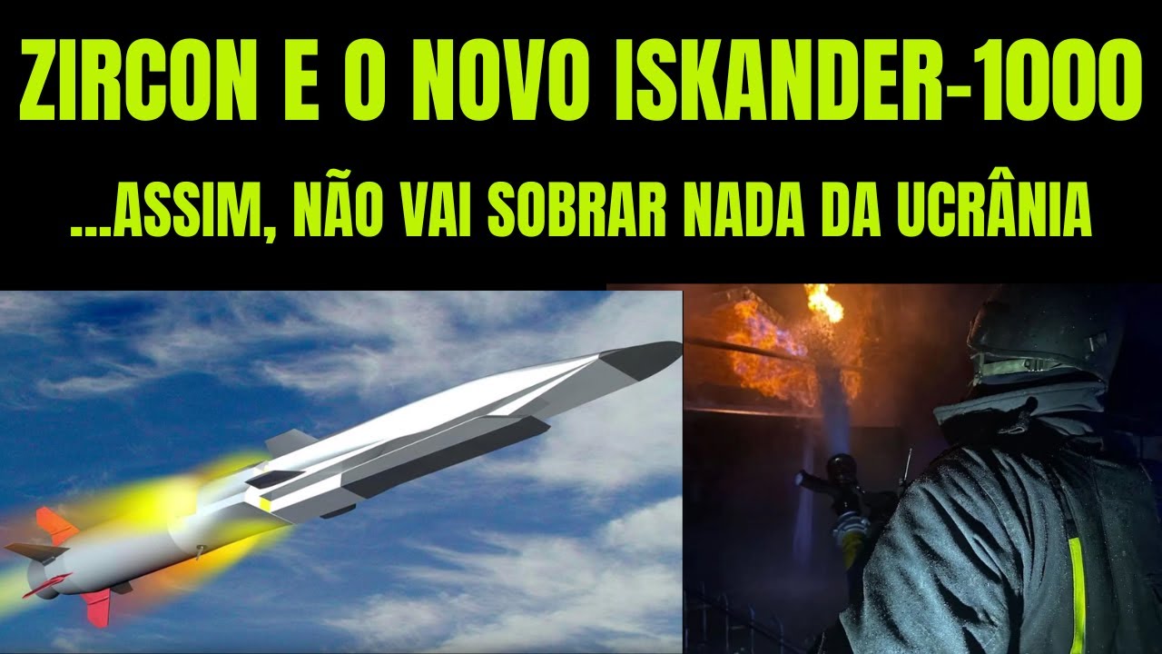 Rússia Atinge a Ucrânia Com Mísseis Hipersônicos Iskander 1000 e Zircon:  Um Assombro