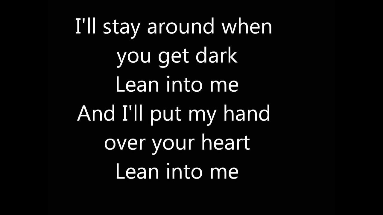 Travis Howard ft. Aimee Allen- Lean into me lyrics