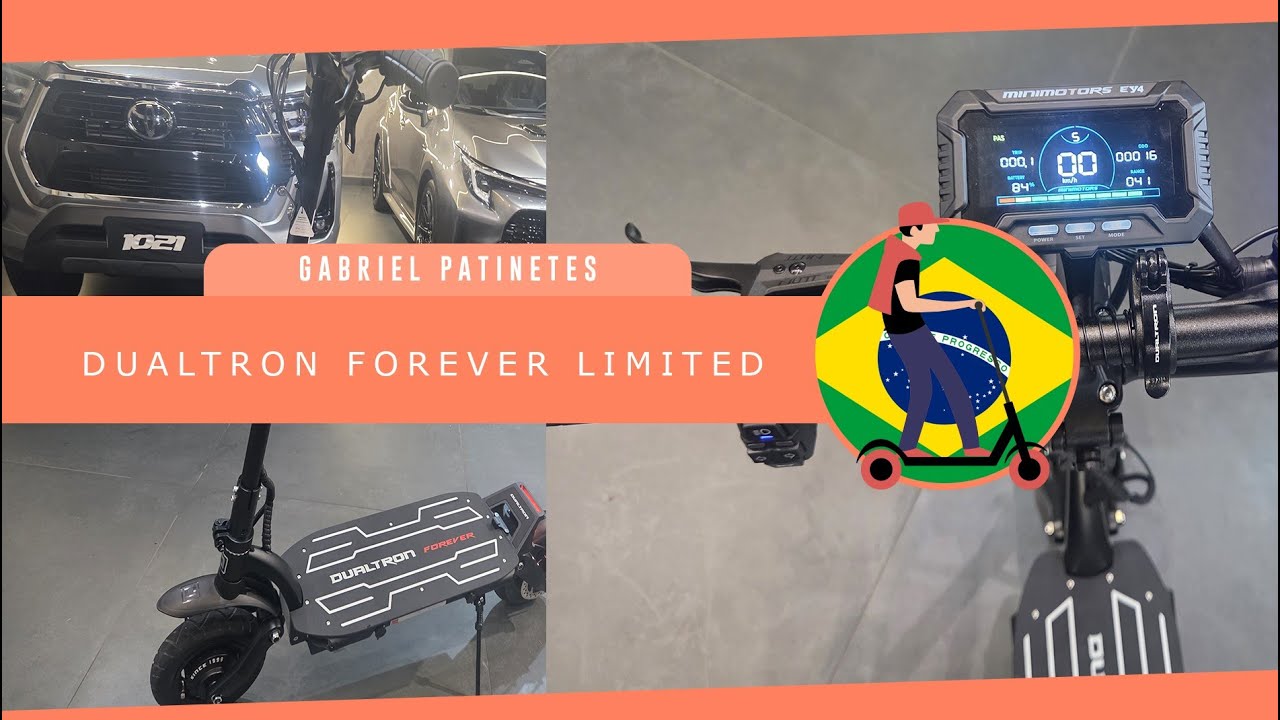 Dualtron Forever Limited no Brasil o que era bom ficou ainda melhor!!!! HYD Brake, EY4, DECK LONG!!!
