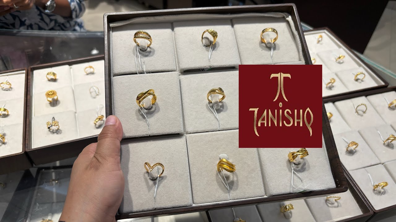 Новые дизайны Tanishq: легкие современные золотые кольца на каждый день с ценой и весом
