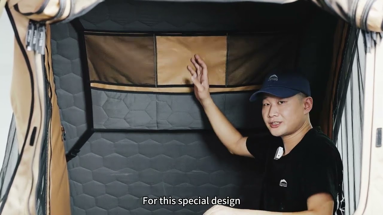 Bush Cruiser rooftop tent operation demonstration #camping #overlanding #offroad