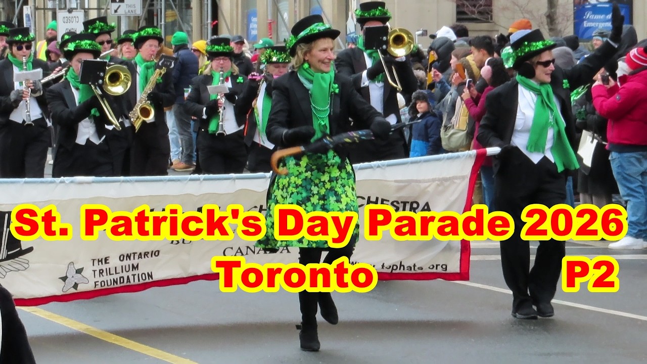 St. Patrick's Day Parade 2026 Toronto P2 #shamshermannbti