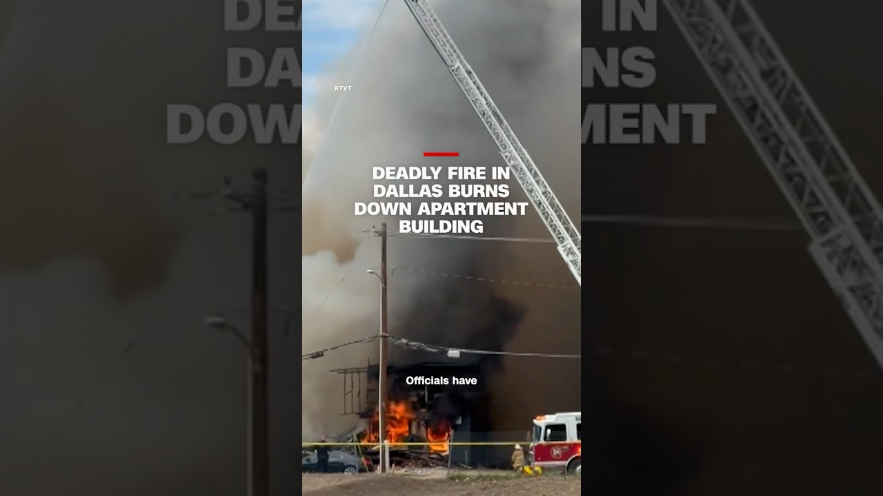 Deadly fire in Dallas burns down apartment building