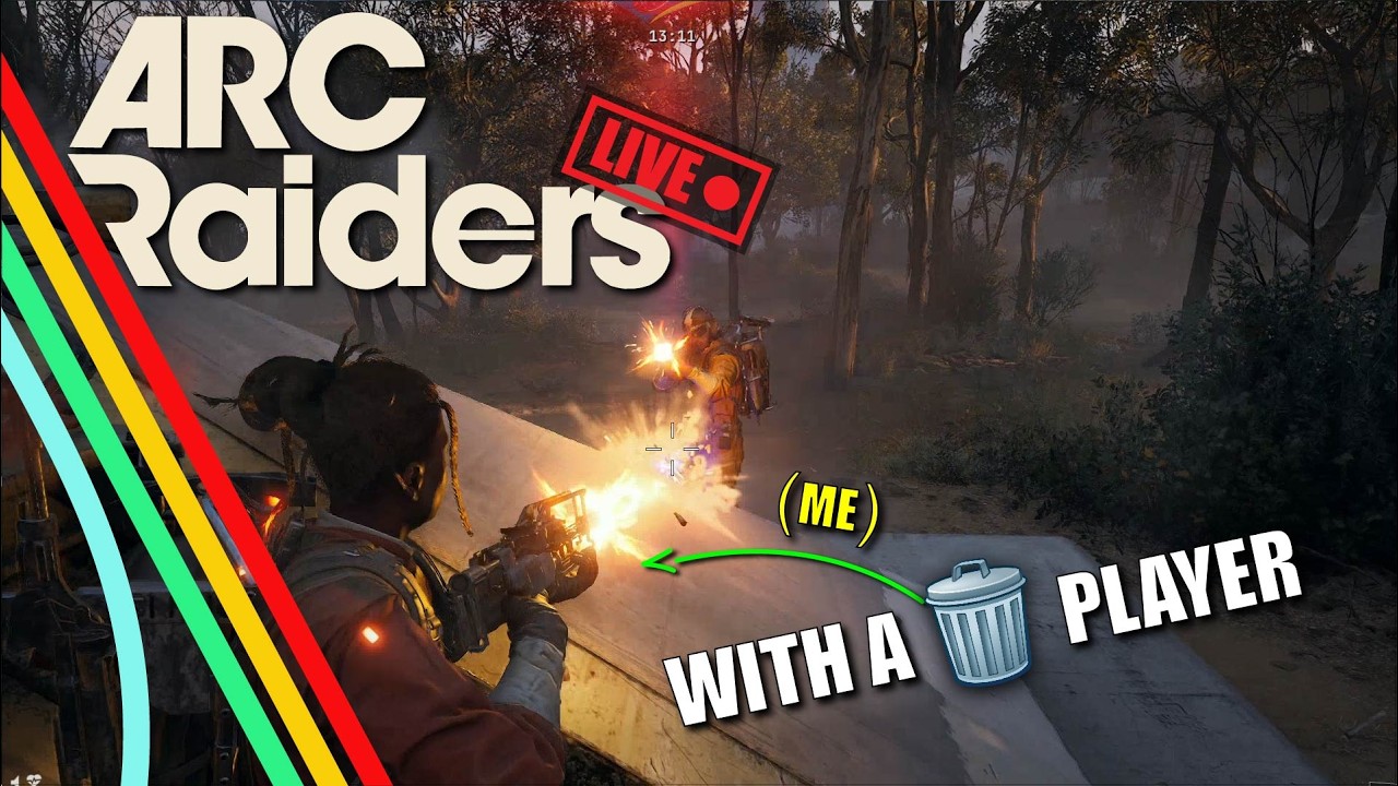 FIRST time playing ARC RAIDERS w/ a GARBAGE player 🗑️😭