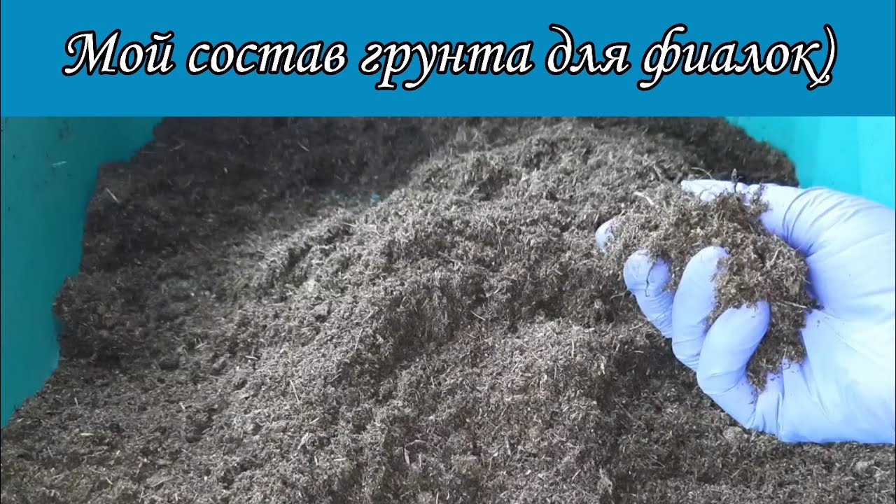 Мой состав грунта для фиалок)