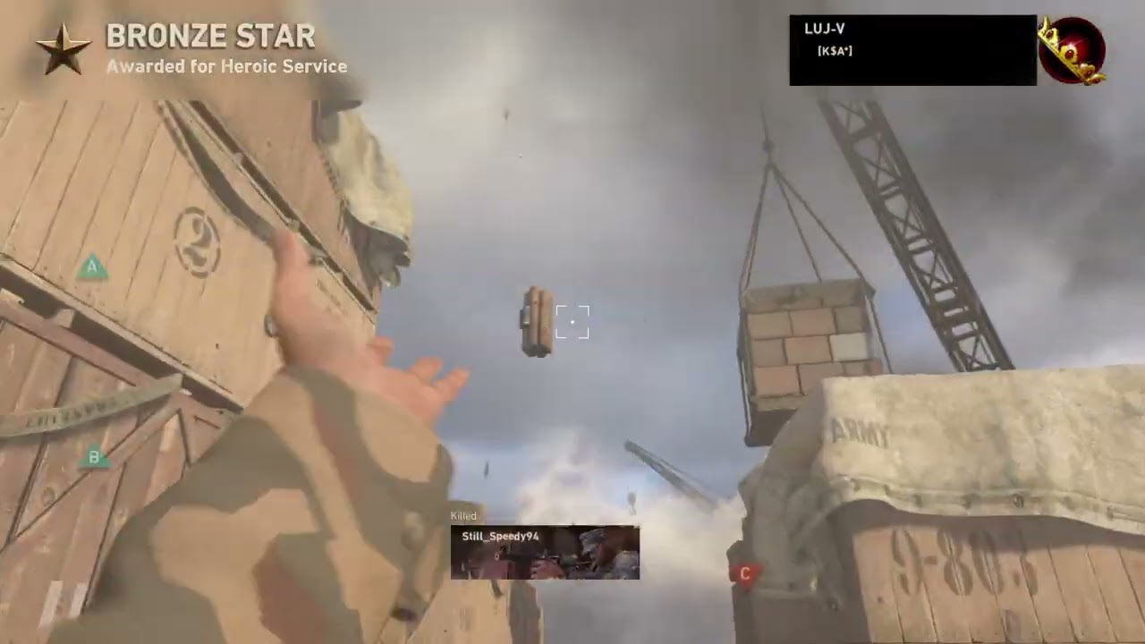 CALL OF DUTY WWII 266 KILLS V2 ON SHIPMENT 1944