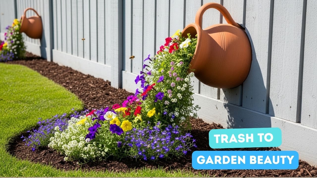 I Turned Trash Into THIS!? 12+ Genius DIY Garden Borders & Backyard Edging Ideas