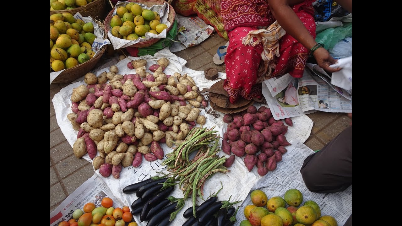 Panaji Morning market   Fish, Veg, Labour