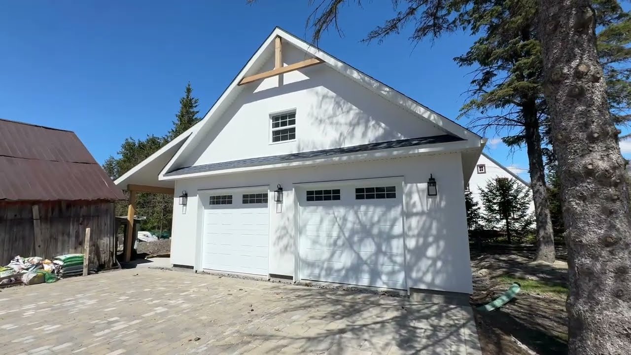 Garage mezzanine 32' x 28' &agrave; Saint-Jean-sur-Richelieu | R&eacute;alisation Garafab
