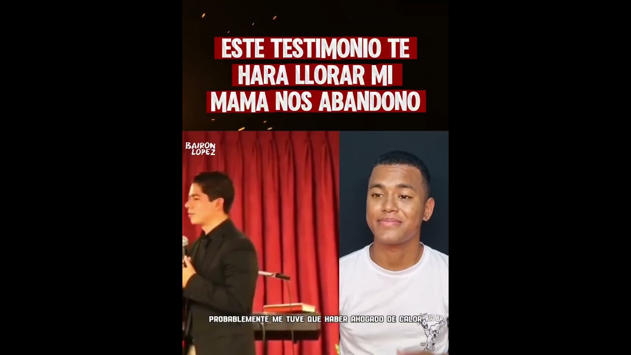 Completo\\ Conmovedor testimonio, su mam&aacute; los abandon&oacute;.