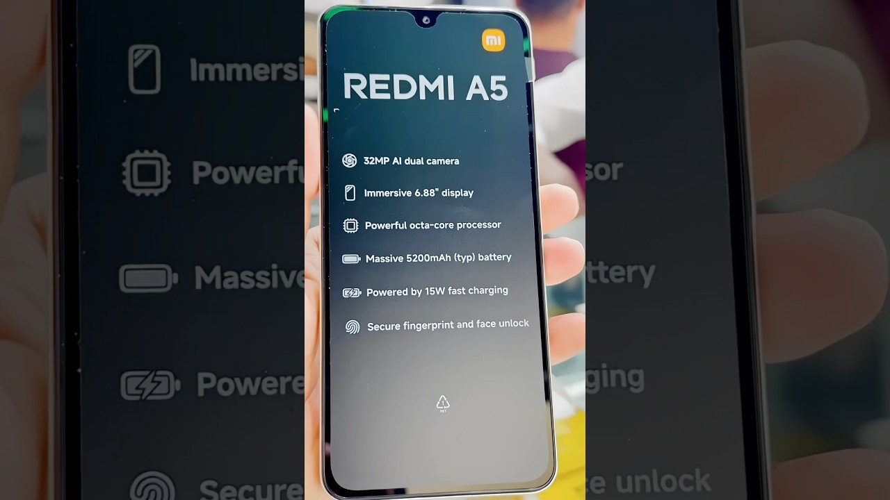 REDMI A5                                     #shots #unboxing #smartphone #tech