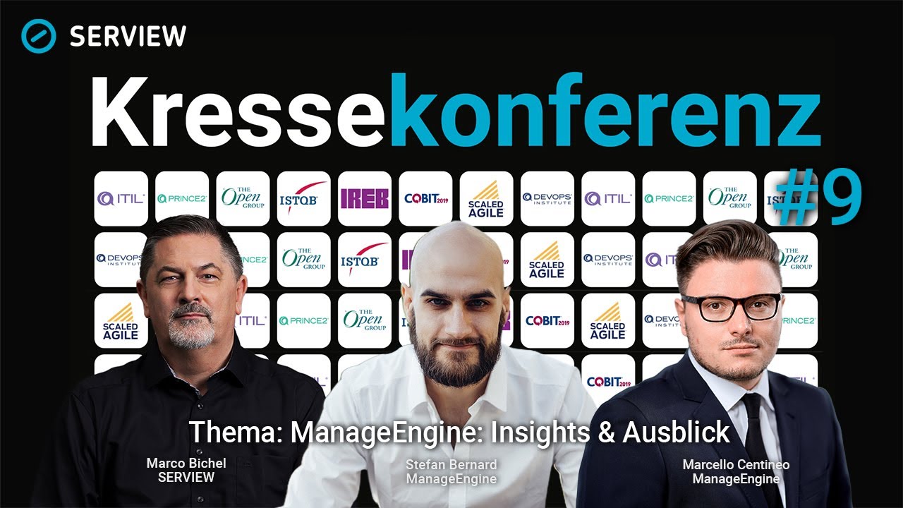 SERVIEW Kressekonferenz  - ManageEngine: Insights & Ausblick [Folge 8]