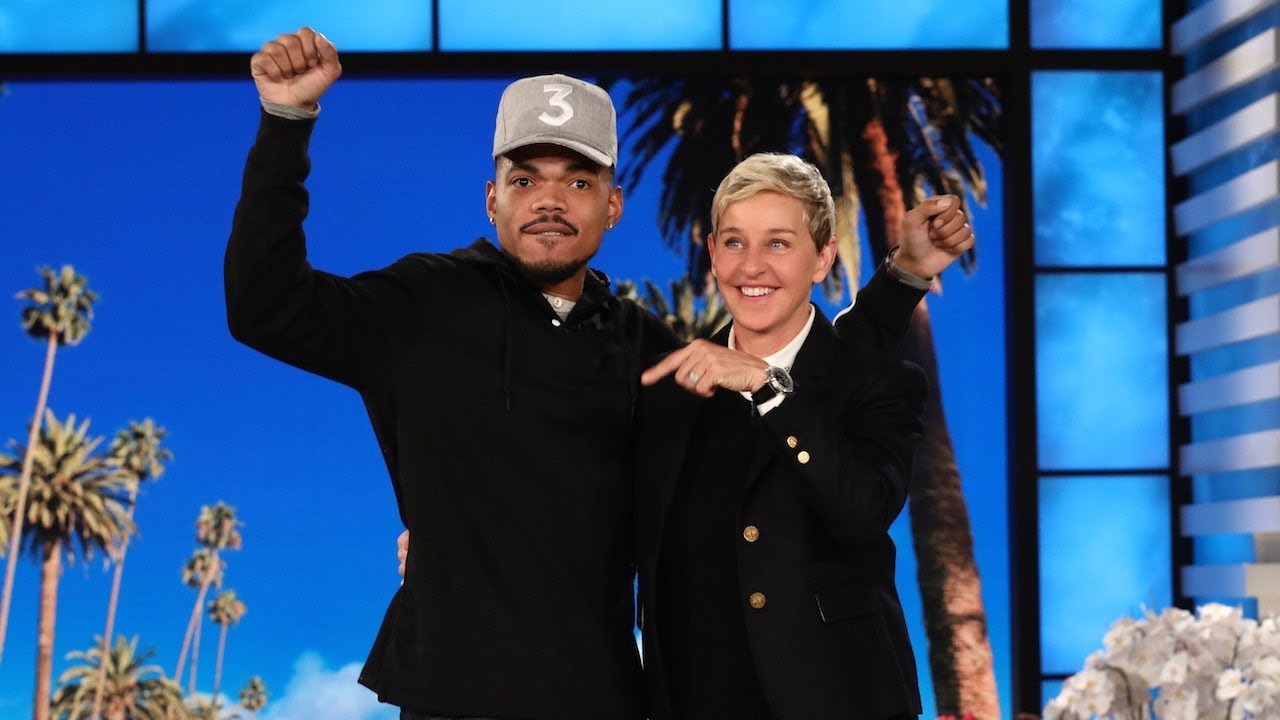 Chance the Rapper Helps Make Ellen's Birthday a 'Holiday' to Remember