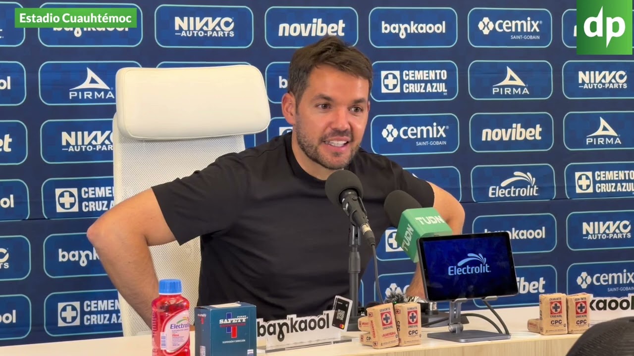 Conferencia Post partido con Nicolás Larcamon DT de Cruz Azul |J6 CL26 | Cruz Azul vs Tigres 🚂