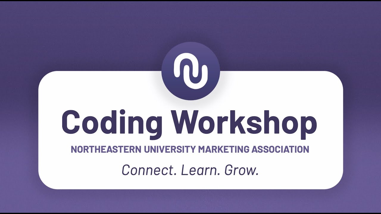 Coding Workshop Fall 2020