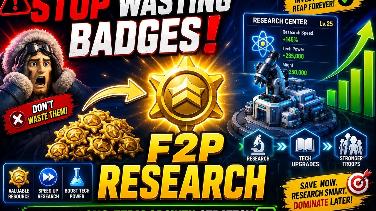 STOP Wasting Badges! 🛑 Best F2P Badge Guide| Last Z: Survival Shooter | #LastZCreator
