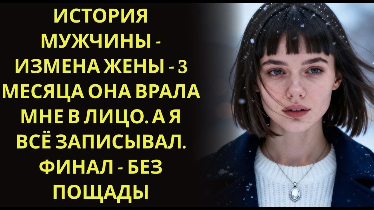 История мужчины   Измена Жены   3 месяца она врала мне в лицо  А я всё записывал  Финал   без по