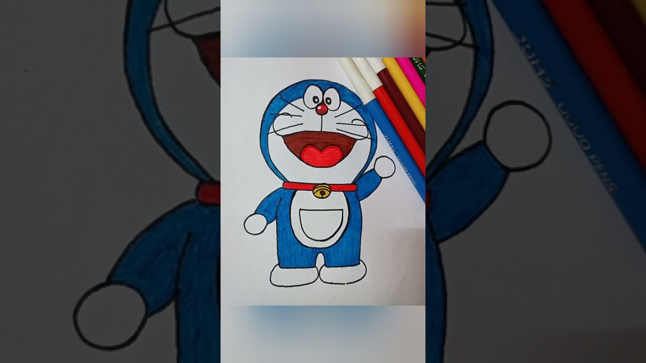 Doraemon Ka Chitra Kaise Banate Hai || How To Make Doraemon Drawing  ||  Beautiful Art