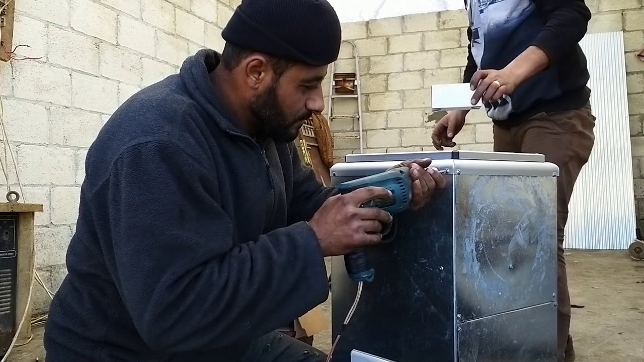 أفضل اختراع للتدفئة المركزية، عن طريق إشتعال فستق الحلبي