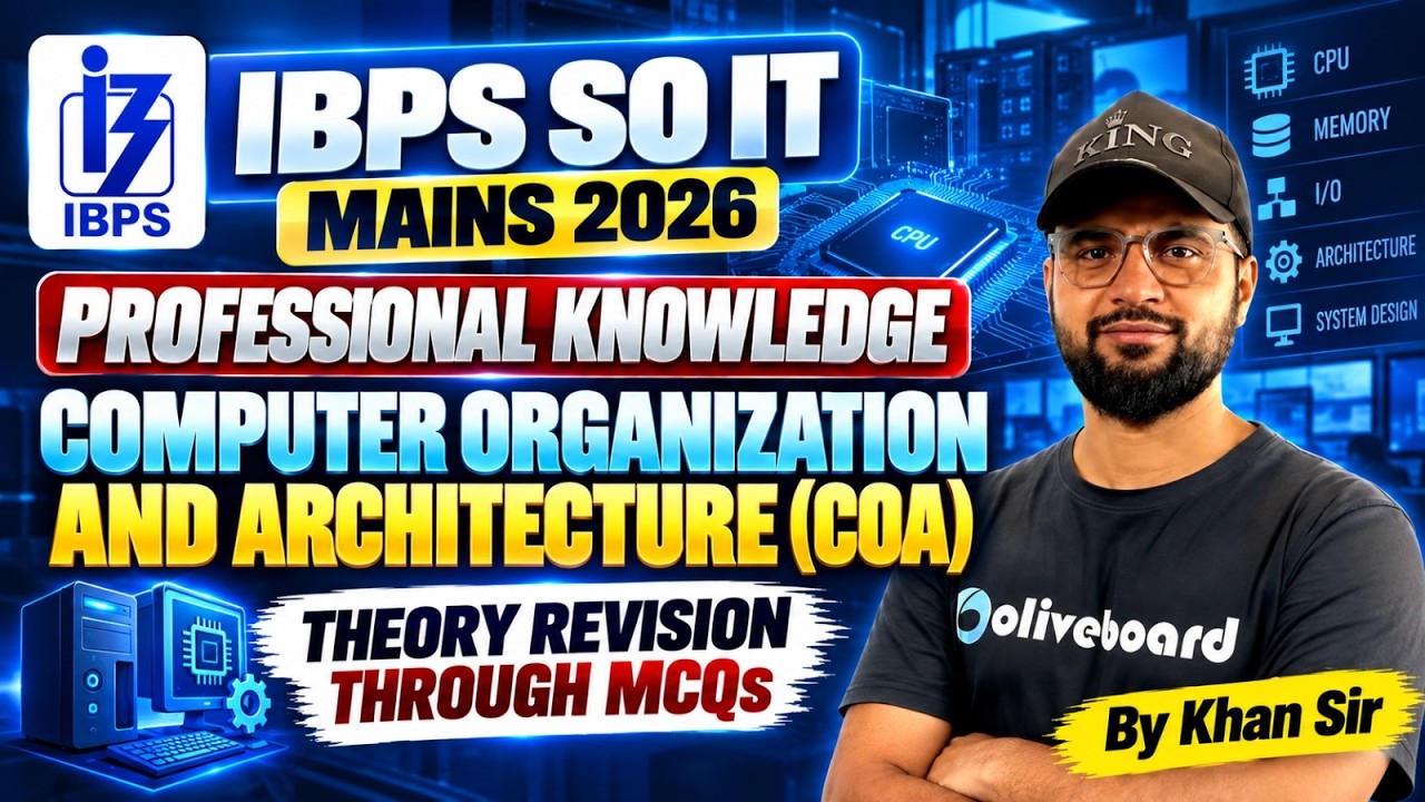 IBPS SO IT Mains 2026 | Professional Knowledge | Computer Organization & Architecture | Oliveboard
