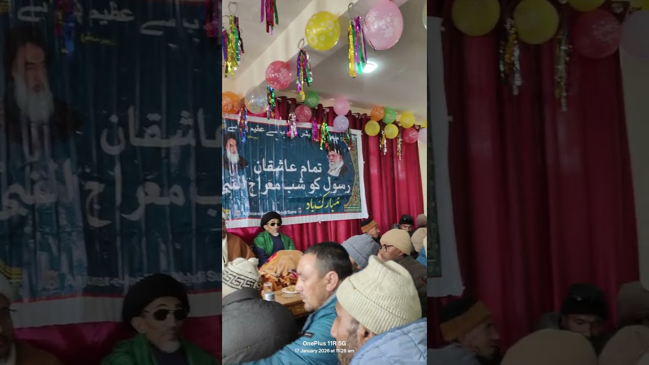 Shab-e-meraj mubarak  💐🤍 27 RAJAB 2026 balti qasida nono hassan kargee tai suru 