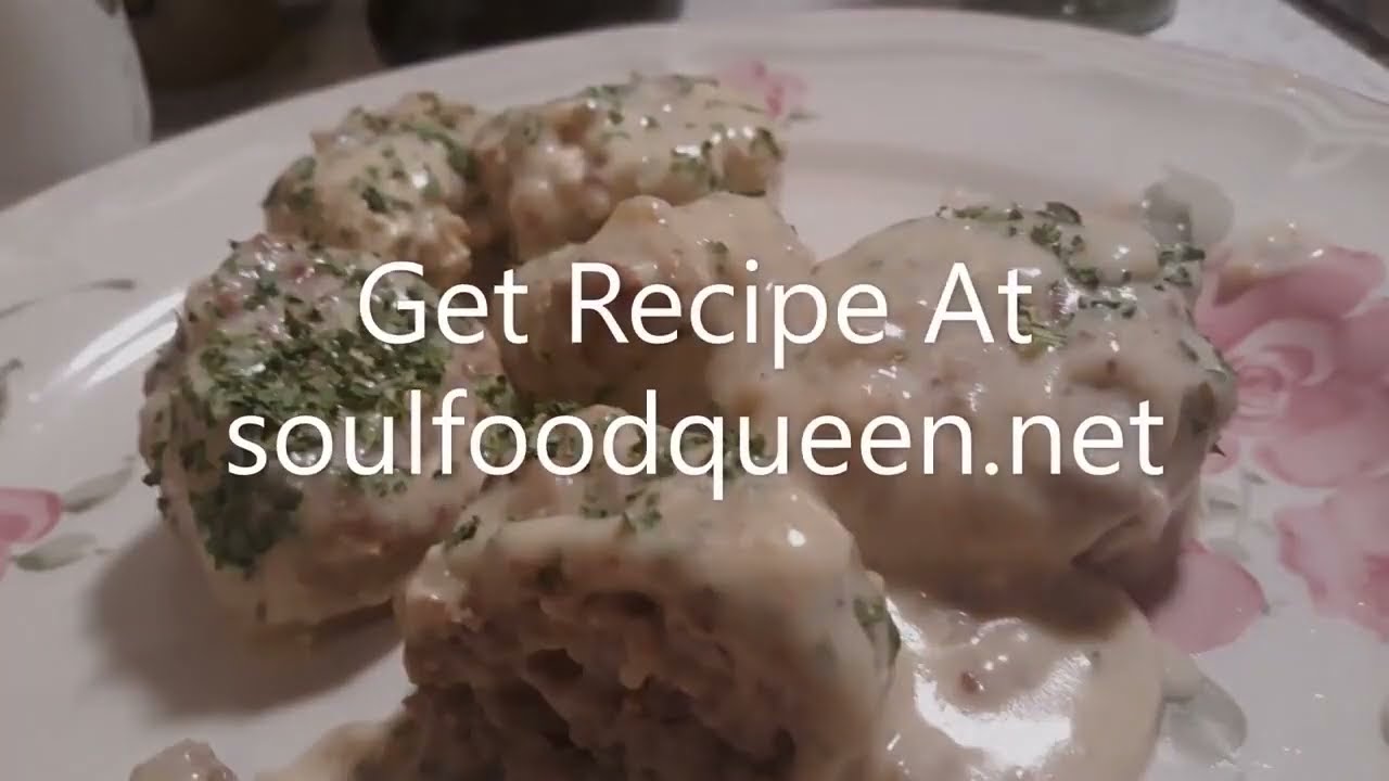 Best-Ever Chicken Swedish Meatballs & Gravy