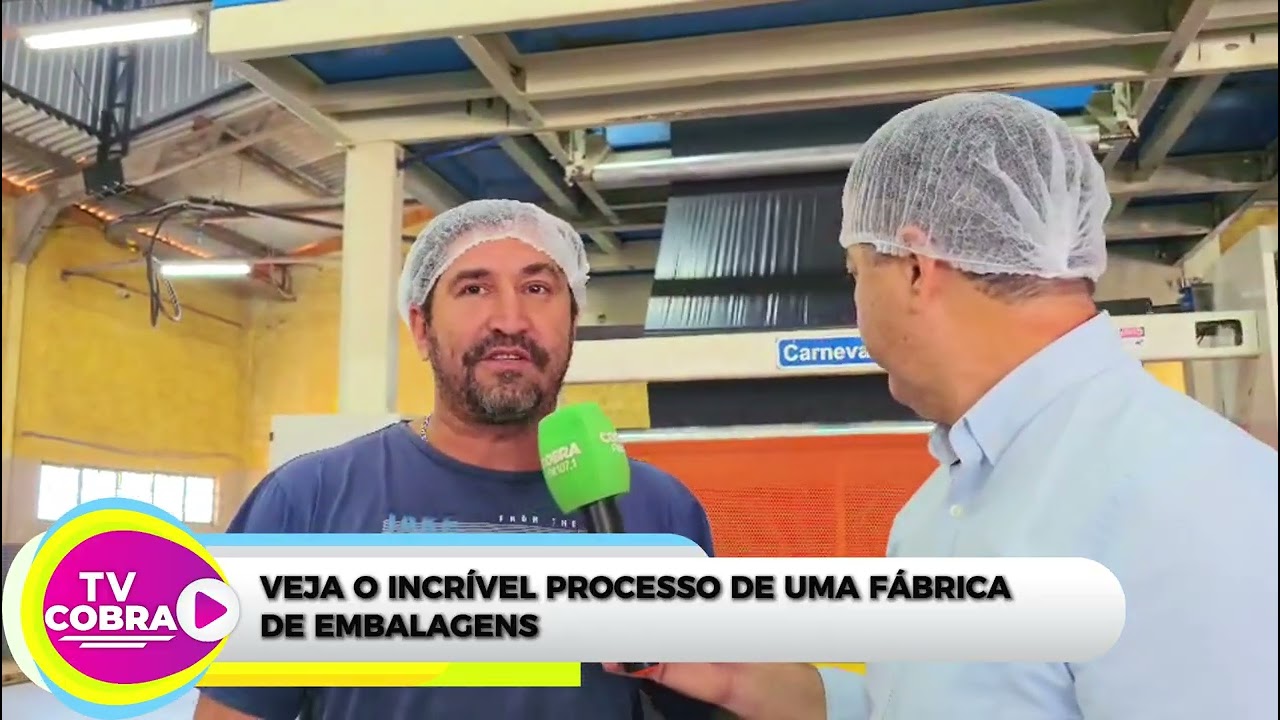 VEJA O INCRÍVEL PROCESSO DE UMA FÁBRICA DE EMBALAGENS