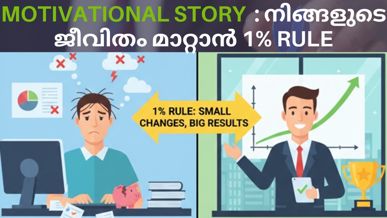 Motivational story 22: 1% rule changed the life of a man to a successful man | Harry's fin n sales 