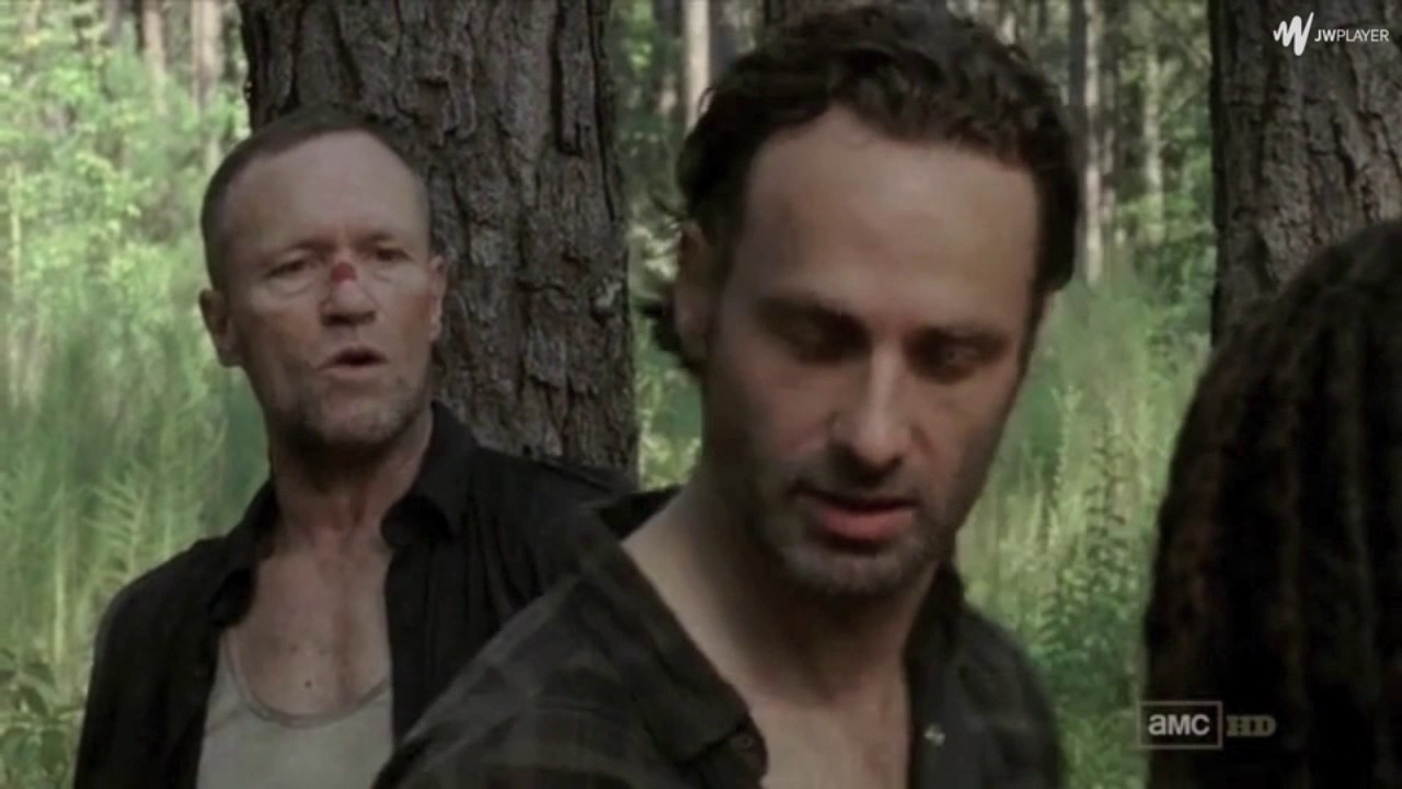 Everytime Rick said Shut up in The walking dead