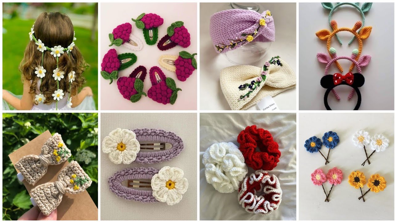 50 Hair Accessories To Crochet And Sell To Make Money Fast | Handmade Crochet Business Ideas