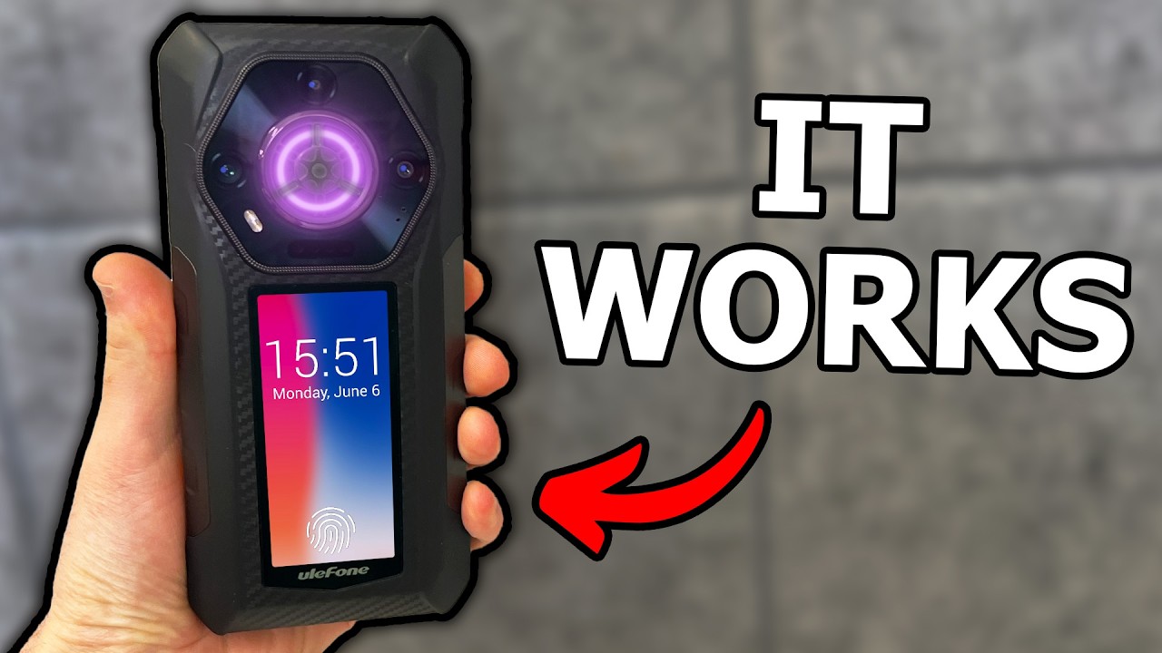 This $500 TikTok Phone has a SCREEN on the BACK??