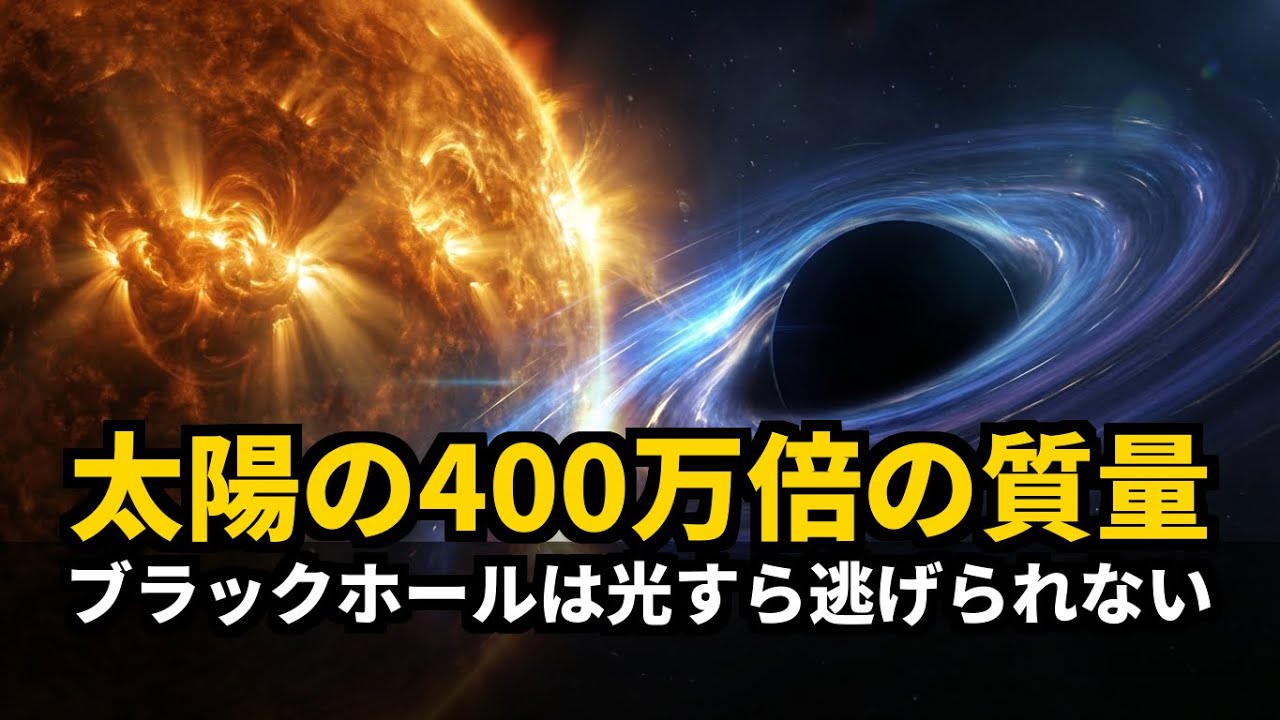 銀河系の中心に潜む太陽の400万倍のブラックホール #教養ドキュ #ブラックホール