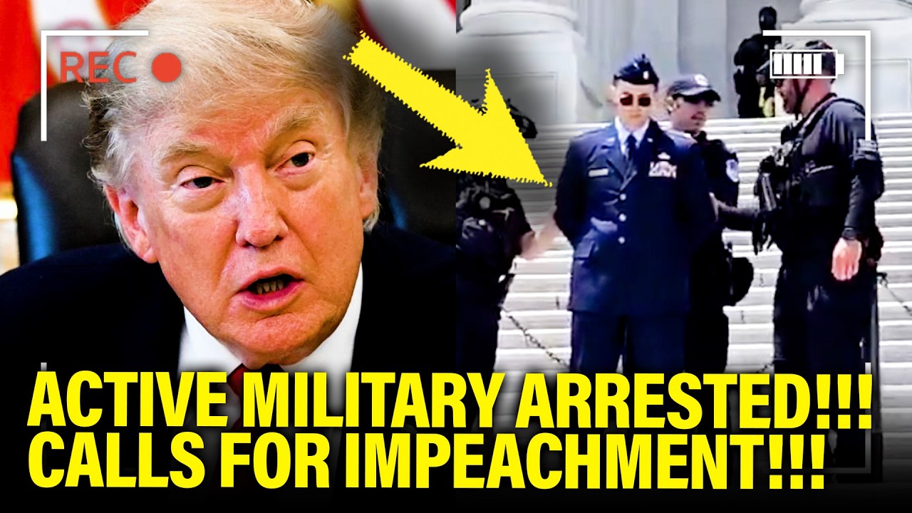 OMG! Military leader ARRESTED for PROTESTING TRUMP!