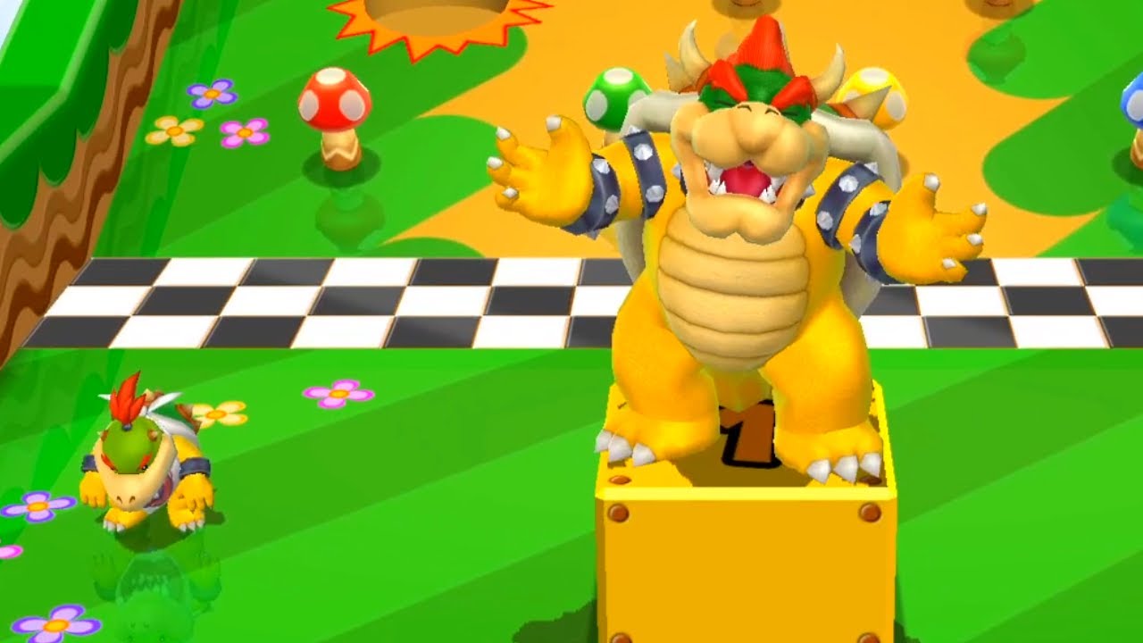Mario Party 9 MiniGames - Bowser vs Bowser Jr (Master CPU)