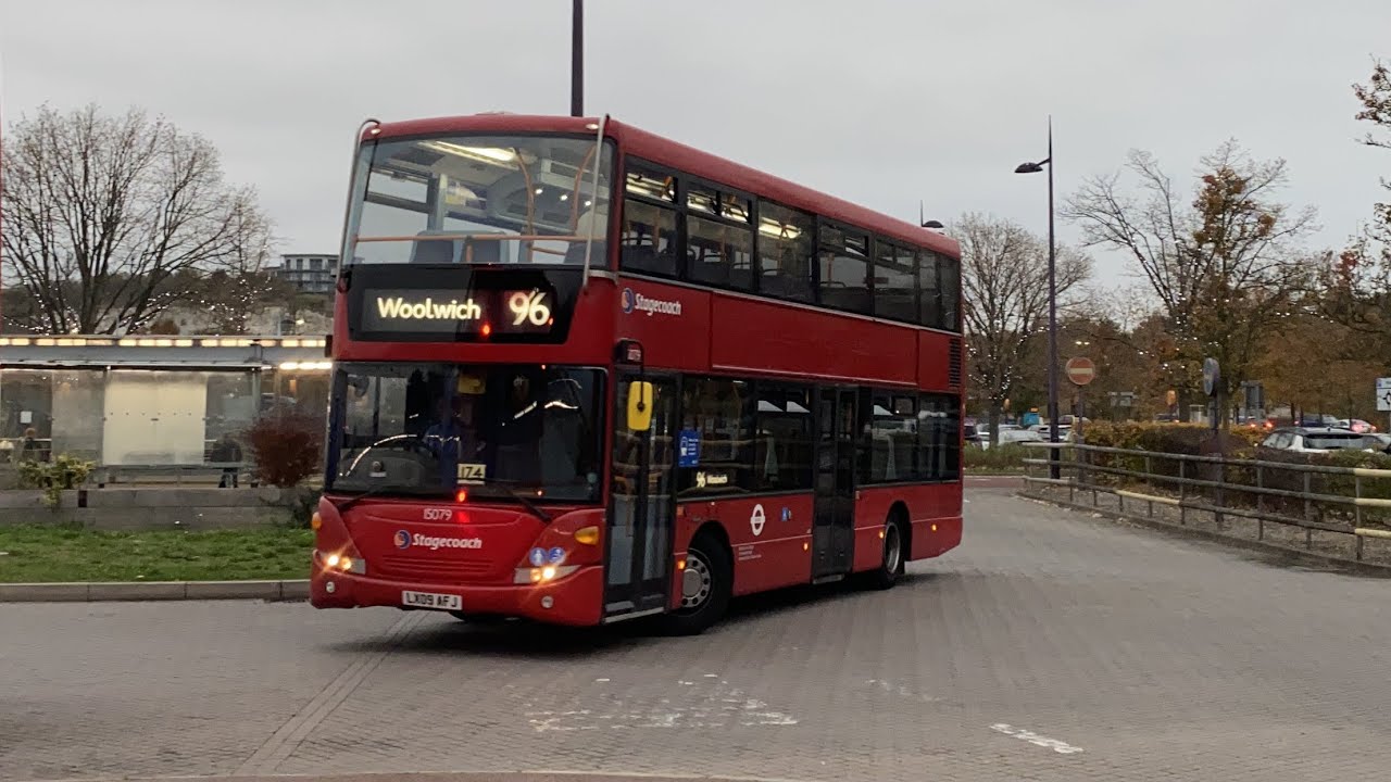 Stagecoach Bus Route 96@15079/LX09AFJ (Woolwich → Bluewater)